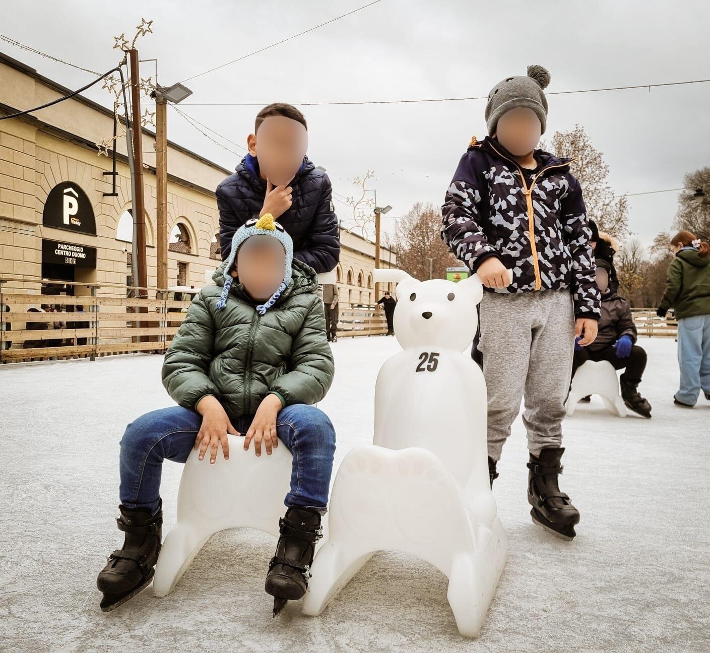 Bambini sul ghiaccio