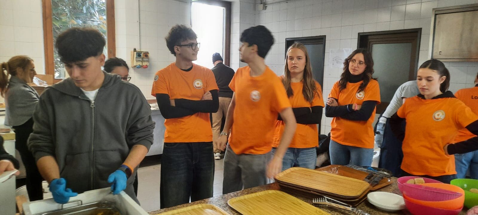 Volontari in cucina
